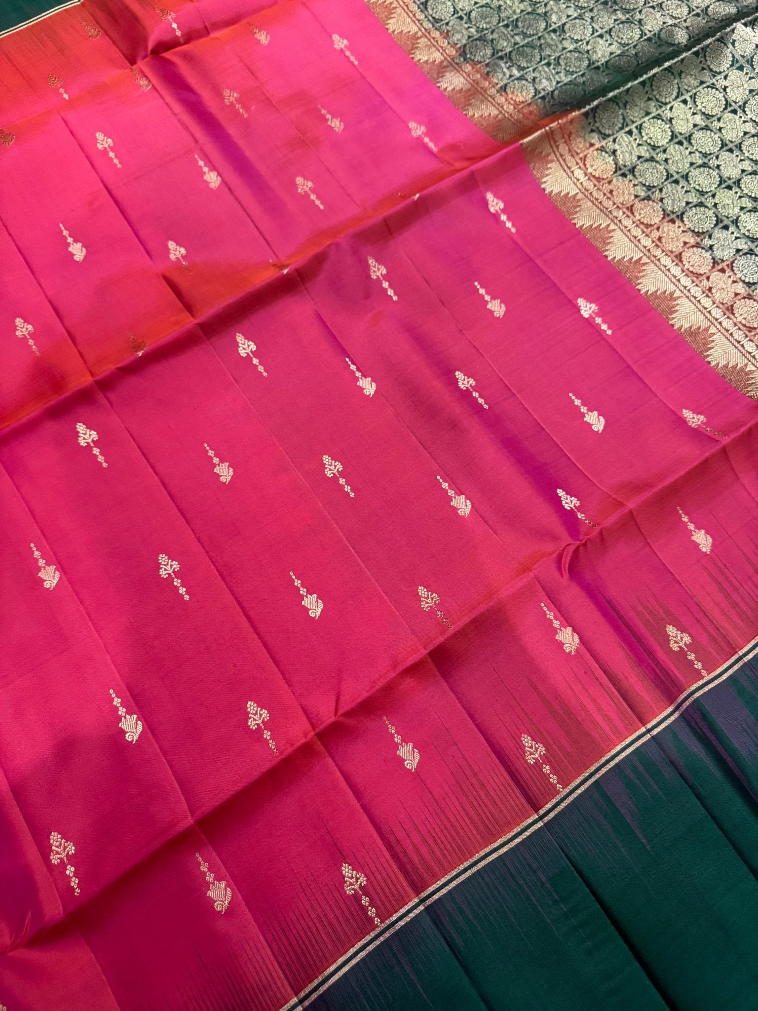 Pure Kanjeevaram soft silk saree - Silk mark certified - Kanjeevaram Silk Mandir