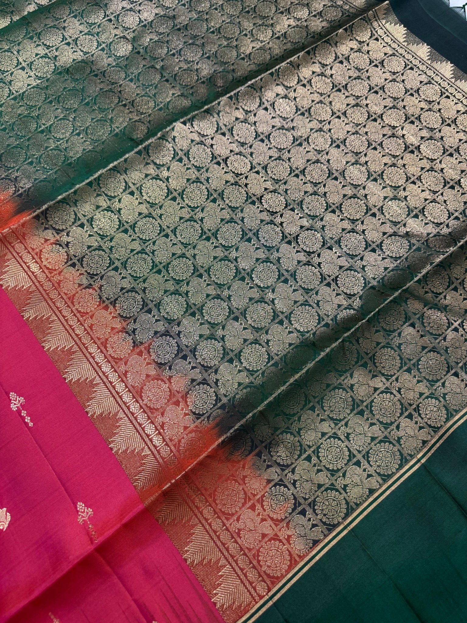 Pure Kanjeevaram soft silk saree - Silk mark certified - Kanjeevaram Silk Mandir
