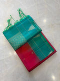 Pure Kanjeevaram soft silk saree - Silk mark certified - Kanjeevaram Silk Mandir