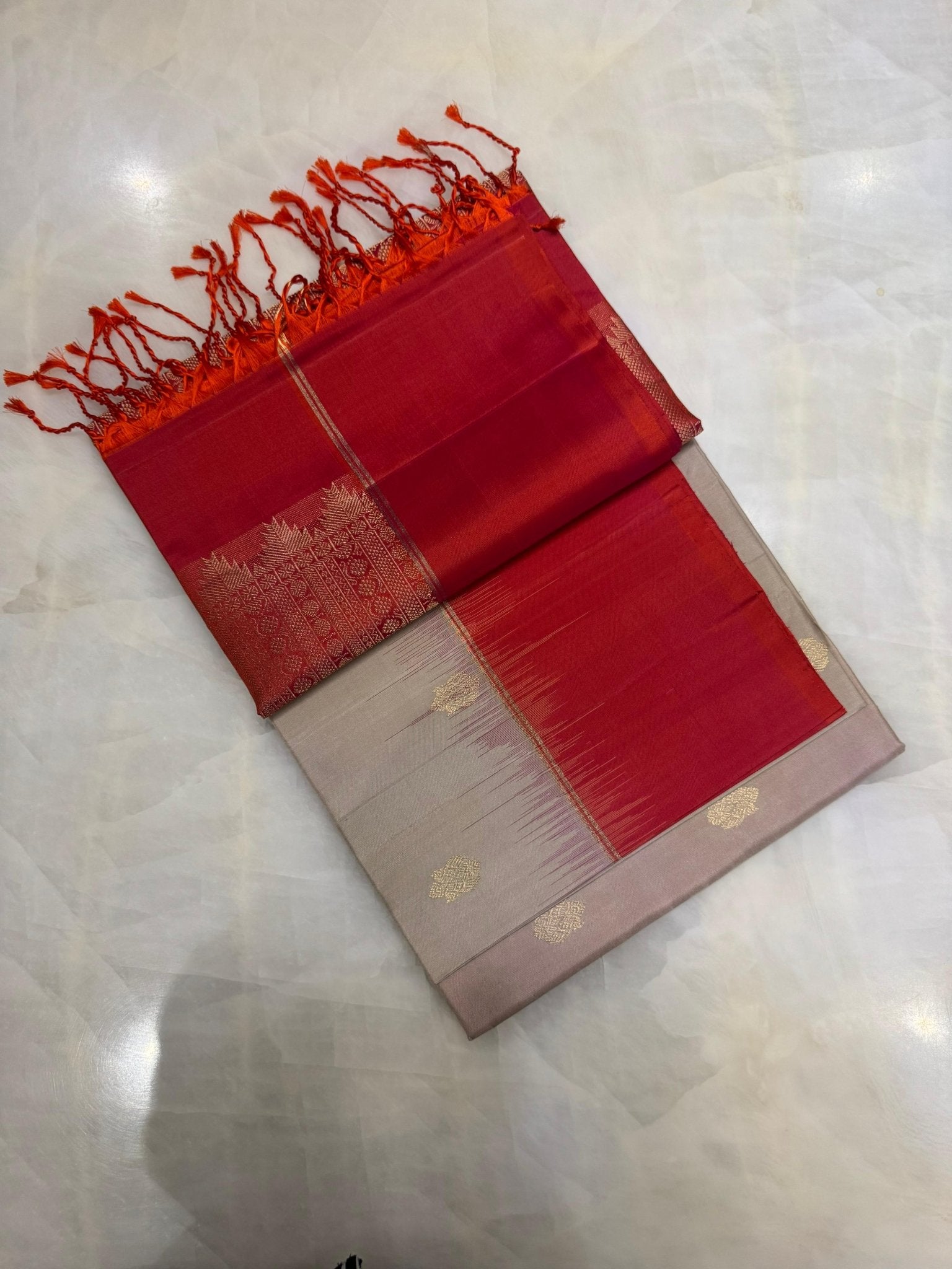 Pure Kanjeevaram soft silk saree - Silk mark certified - Kanjeevaram Silk Mandir