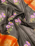 Pure Kota Embroidery Silk Saree - Kanjeevaram Silk Mandir