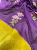 Pure Kota Embroidery Silk Saree - Kanjeevaram Silk Mandir