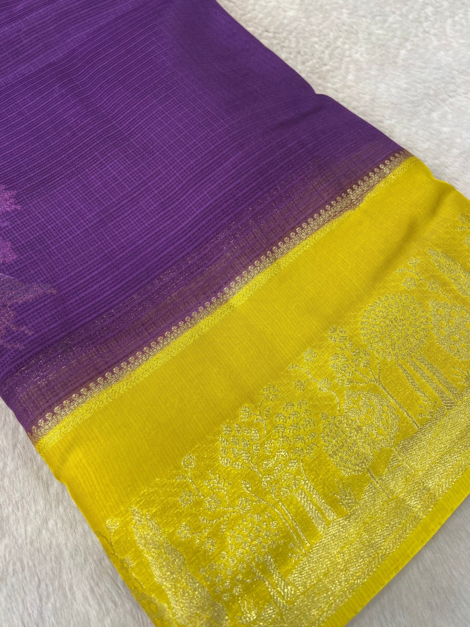 Pure Kota Embroidery Silk Saree - Kanjeevaram Silk Mandir