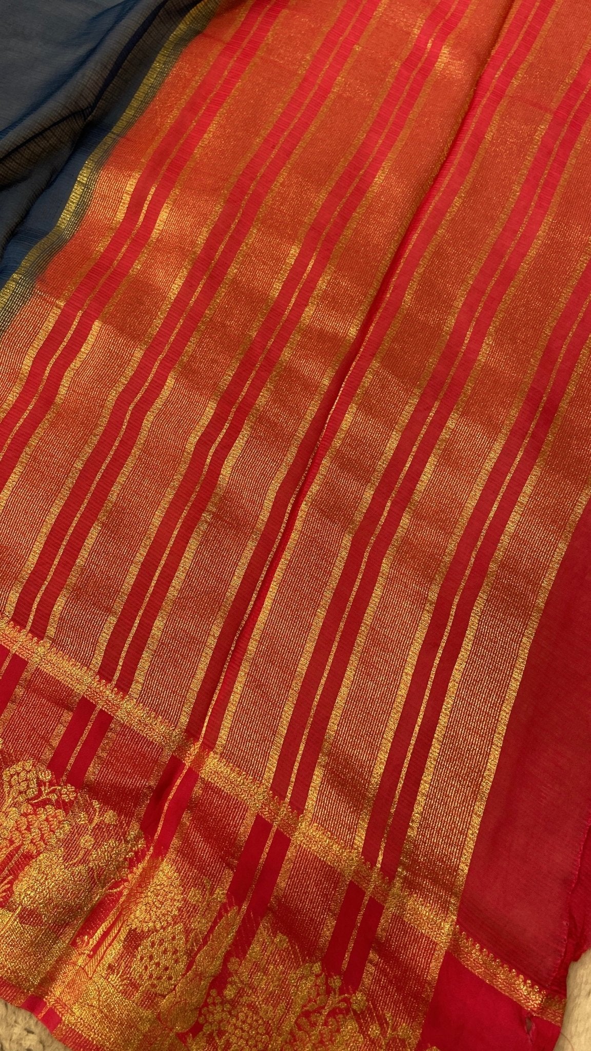 Pure Kota Embroidery Silk Saree - Kanjeevaram Silk Mandir
