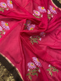 Pure Kota Embroidery Silk Saree - Kanjeevaram Silk Mandir