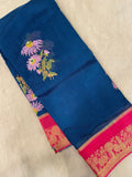 Pure Kota Embroidery Silk Saree - Kanjeevaram Silk Mandir