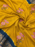 Pure Kota Embroidery Silk Saree - Kanjeevaram Silk Mandir
