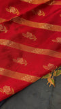 Pure Kota Embroidery Silk Saree - Kanjeevaram Silk Mandir