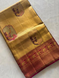 Pure Meenakari handloom Kanjeevaram silk mark certified saree - Kanjeevaram Silk Mandir