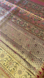 Pure Meenakari handloom Kanjeevaram silk mark certified saree - Kanjeevaram Silk Mandir