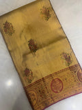 Pure Meenakari handloom Kanjeevaram silk mark certified saree - Kanjeevaram Silk Mandir