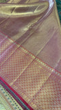 Pure Meenakari handloom Kanjeevaram silk mark certified saree - Kanjeevaram Silk Mandir