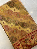 Pure Meenakari handloom Kanjeevaram silk mark certified saree - Kanjeevaram Silk Mandir