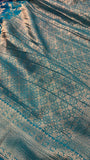 Pure Mix Banarasi Georgette Dual Tone Saree - Kanjeevaram Silk Mandir