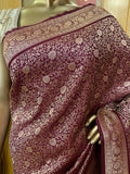 Pure Mix Banarasi Kathan Silk Saree - Kanjeevaram Silk Mandir