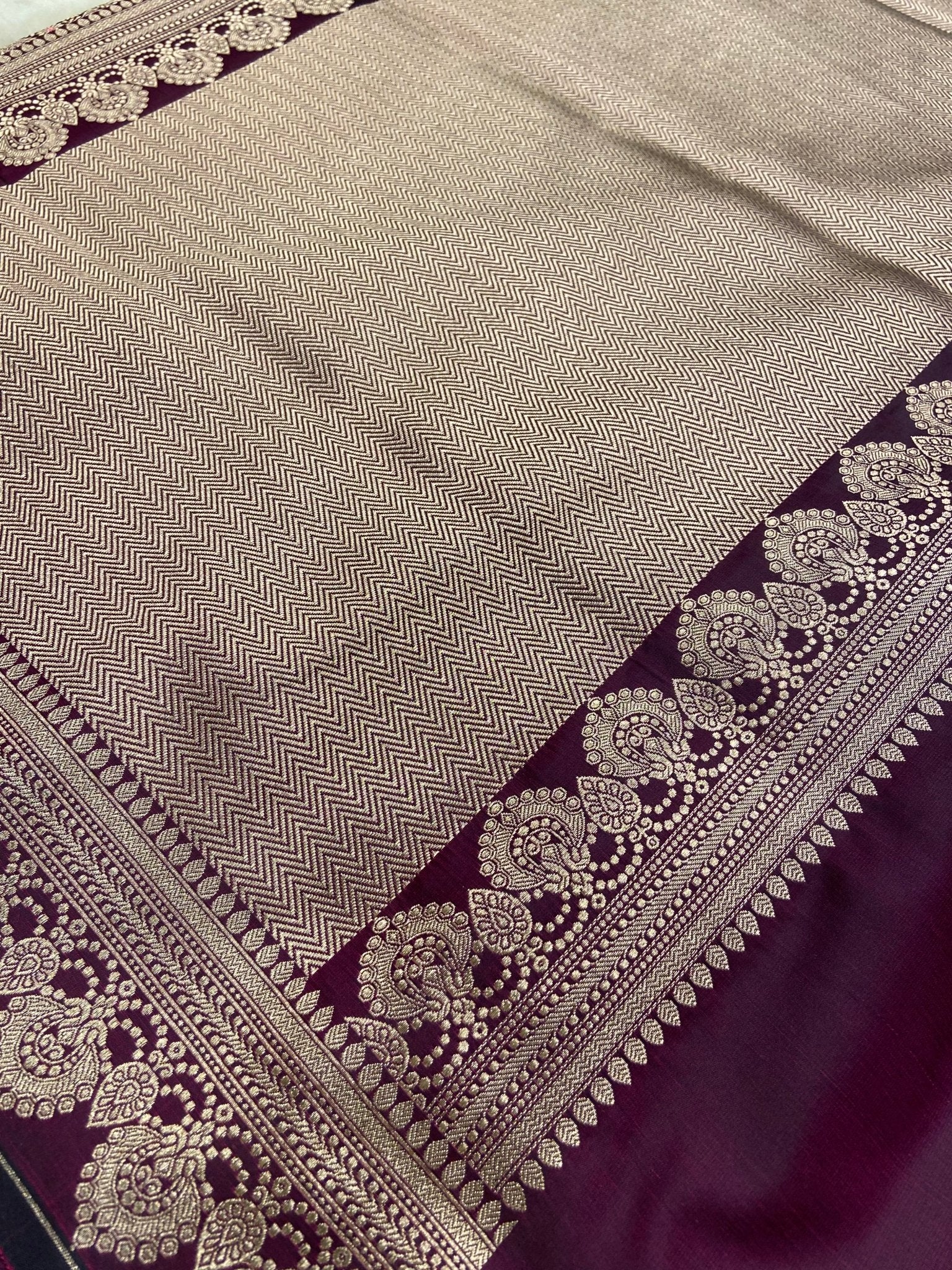 Pure Mix Banarasi Kathan Silk Saree - Kanjeevaram Silk Mandir