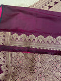 Pure Mix Banarasi Kathan Silk Saree - Kanjeevaram Silk Mandir