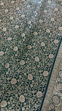 Pure Mix Banarasi Kathan Silk Saree (Green) - Kanjeevaram Silk Mandir