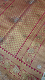 Pure mix bridal tissue semi silk saree with work blouse🦚 - Kanjeevaram Silk Mandir