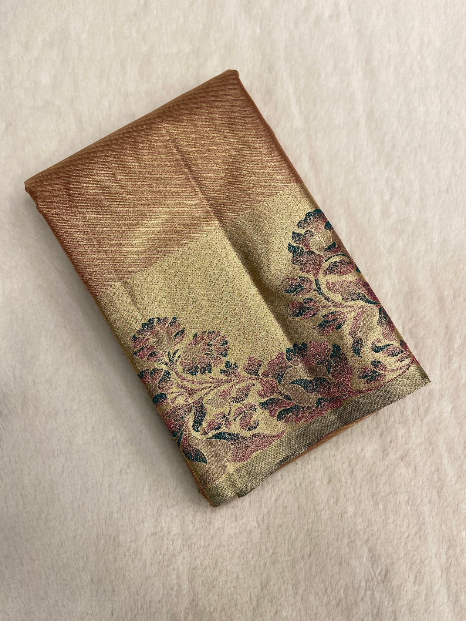 Pure Mix Bridal Tissue Silk Saree - Kanjeevaram Silk Mandir