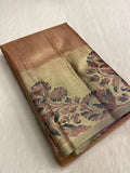 Pure Mix Bridal Tissue Silk Saree - Kanjeevaram Silk Mandir