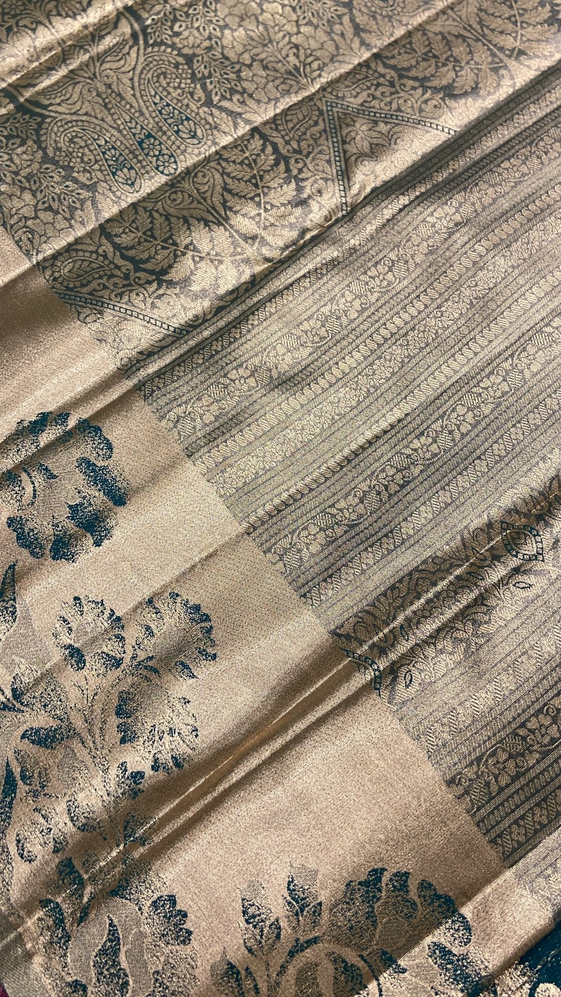 Pure Mix Bridal Tissue Silk Saree - Kanjeevaram Silk Mandir