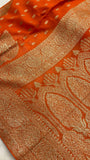 Pure Mix Crepe Georgette Saree - Kanjeevaram Silk Mandir