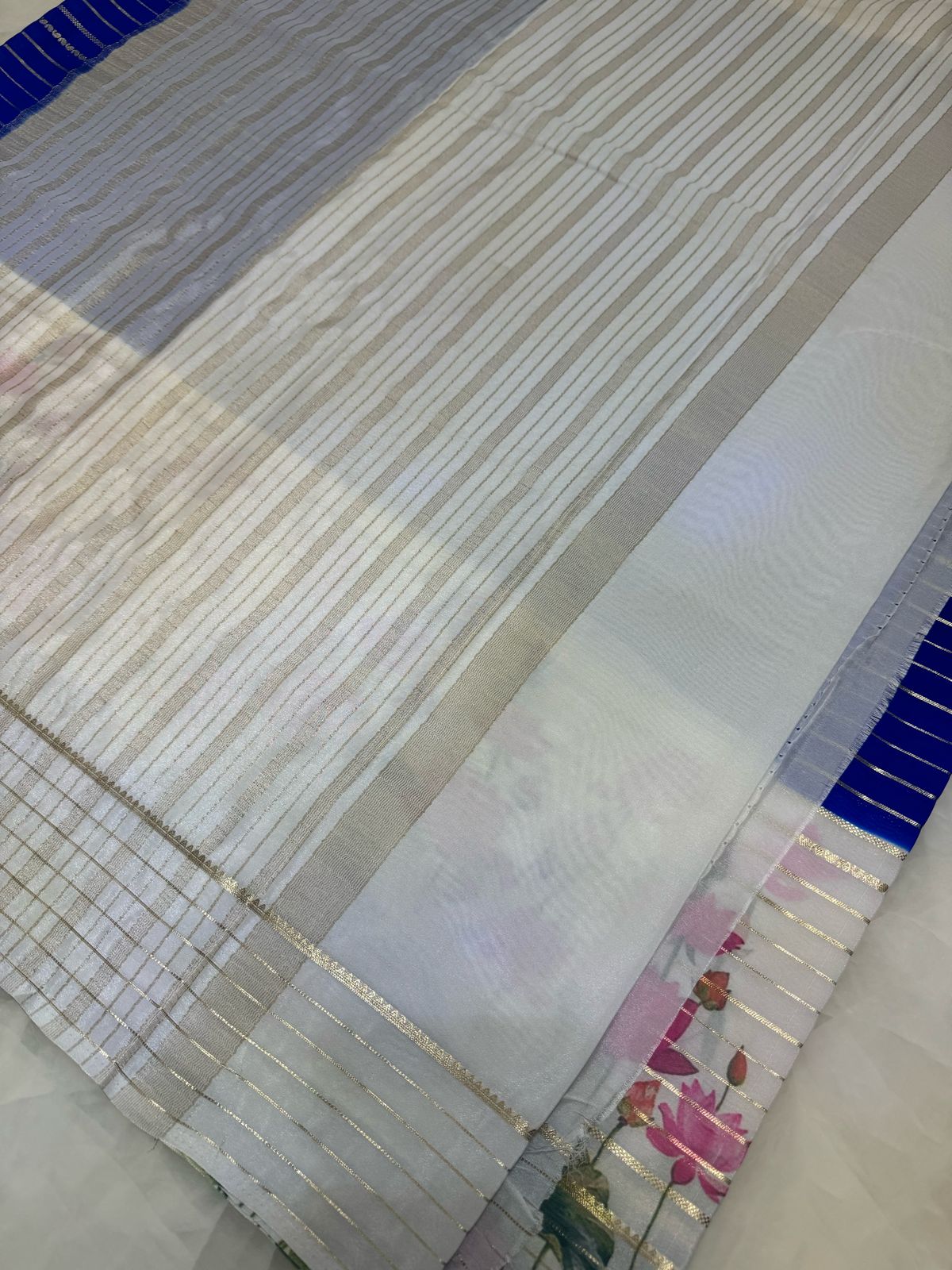 Pure mix crepe mysore silk saree-705279 - Kanjeevaram Silk Mandir