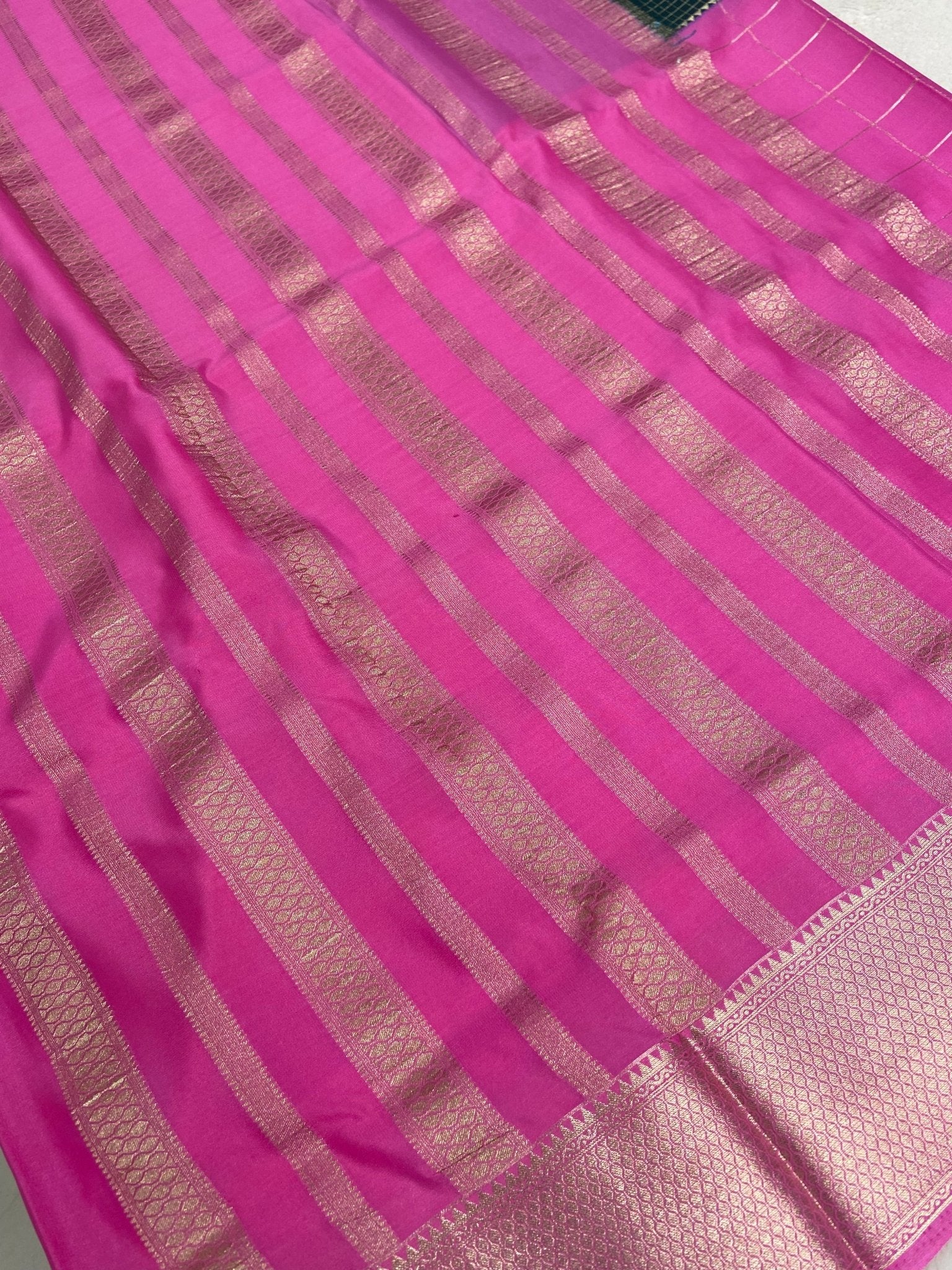 Pure Mix Crepe Mysore Silke Saree ✨ - Kanjeevaram Silk Mandir