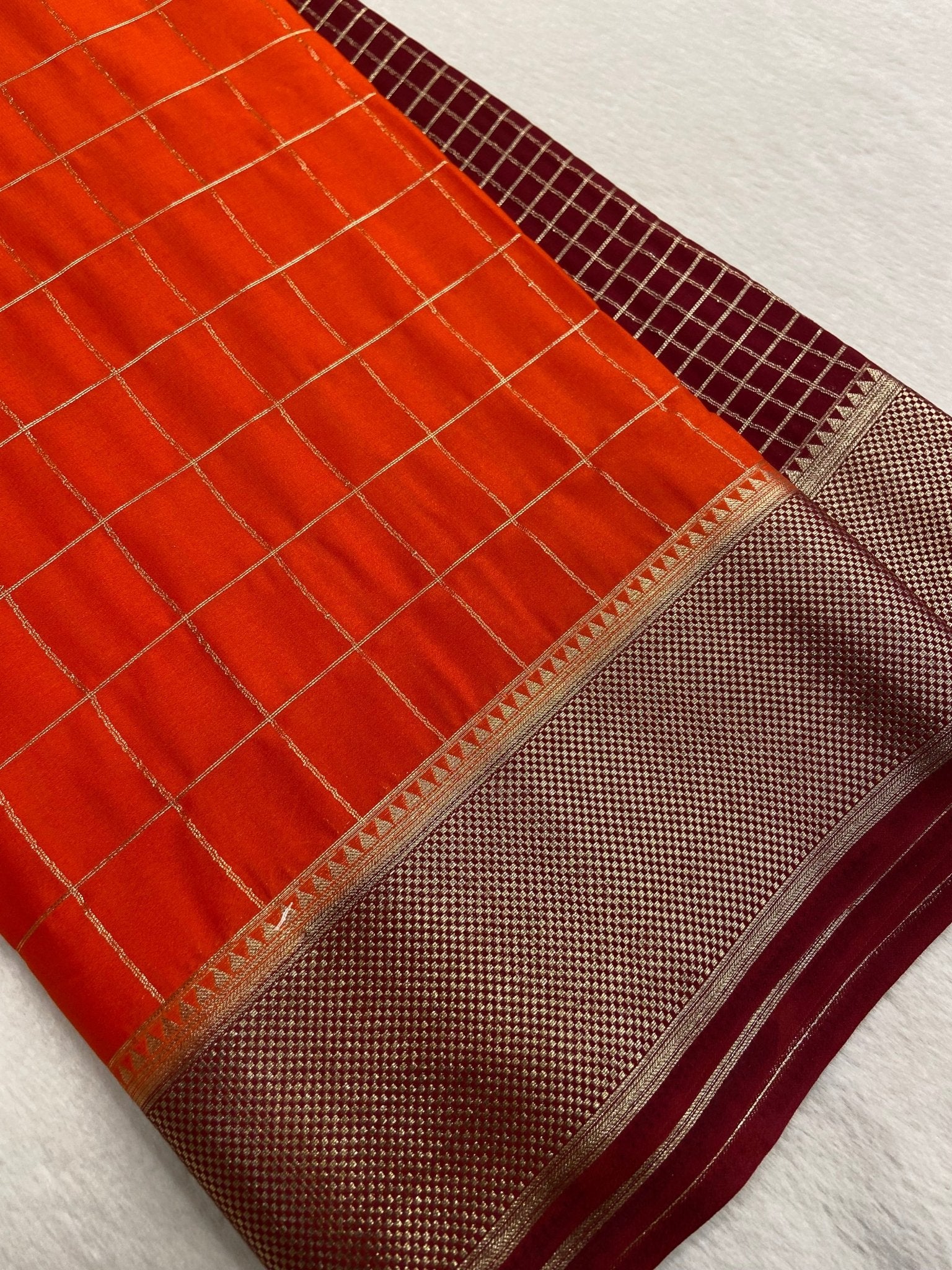 Pure Mix Crepe Mysore Silke Saree ✨ - Kanjeevaram Silk Mandir