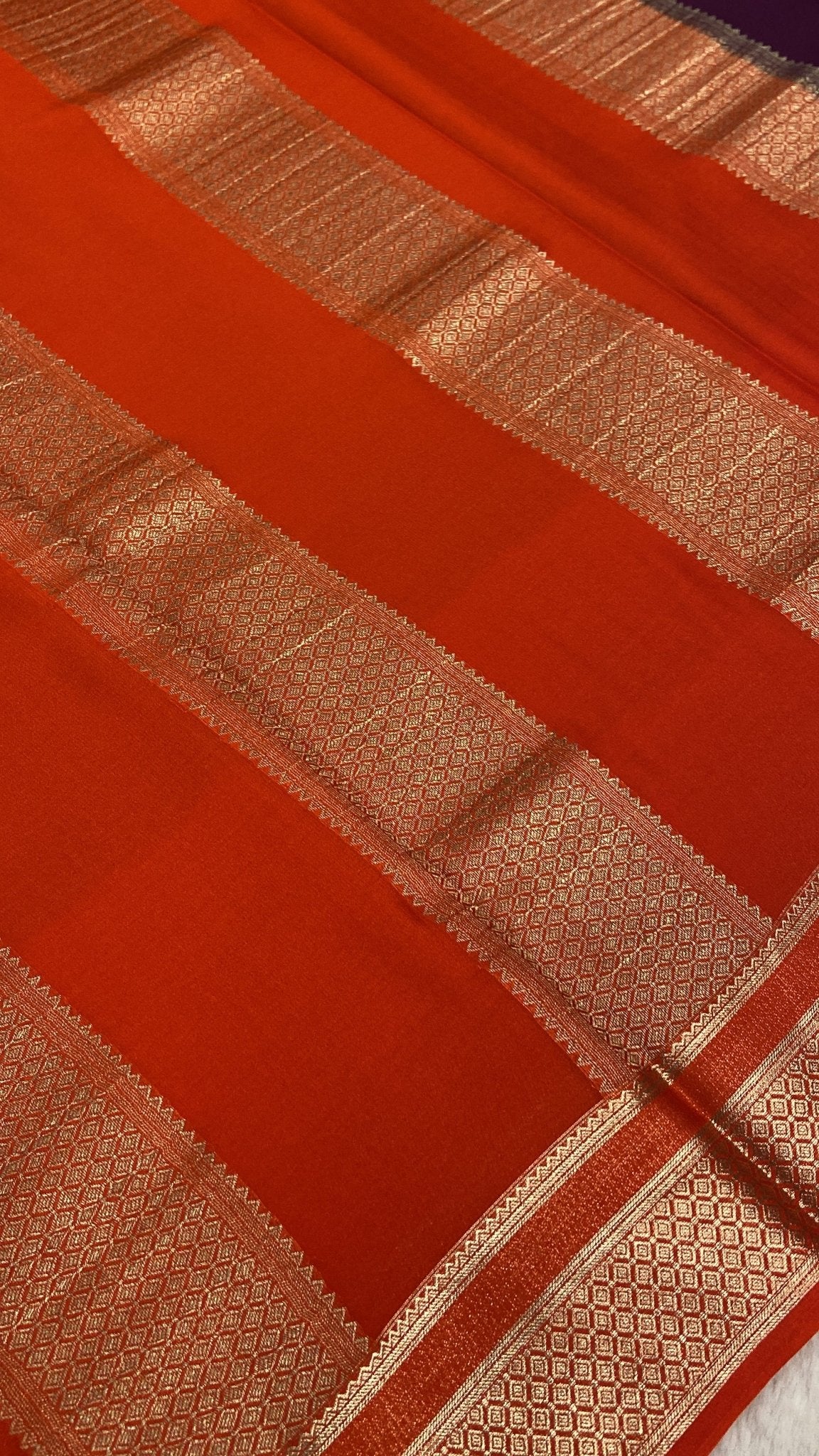 Pure Mix Crepe Mysore Silke Saree ✨ - Kanjeevaram Silk Mandir