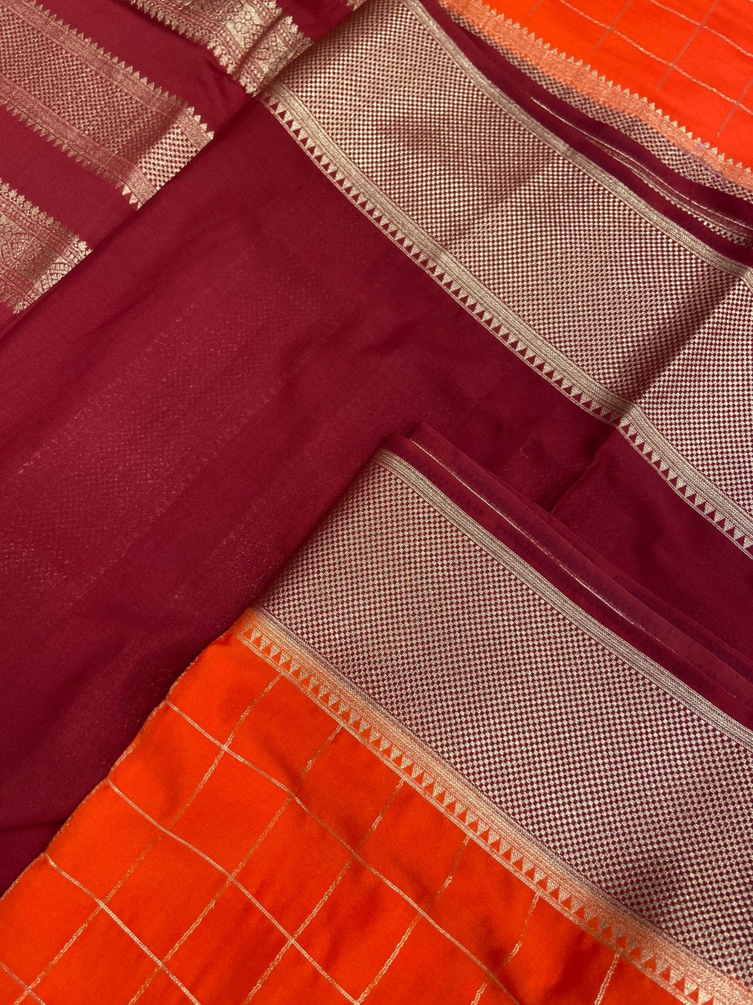 Pure Mix Crepe Mysore Silke Saree ✨ - Kanjeevaram Silk Mandir