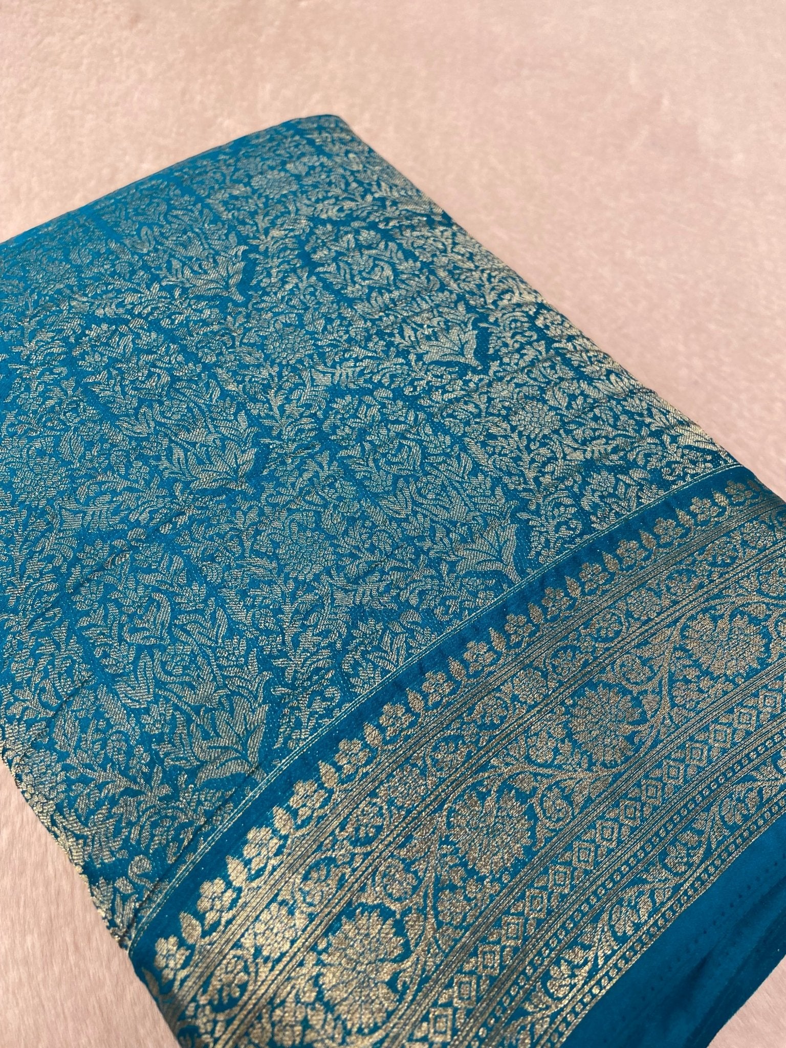 Pure Mix Georgette Saree - Kanjeevaram Silk Mandir