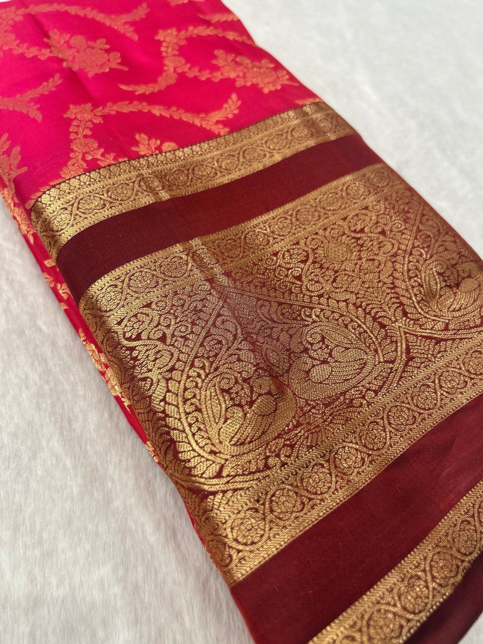 Pure Mix Kanjeevaram Silk Saree - Kanjeevaram Silk Mandir