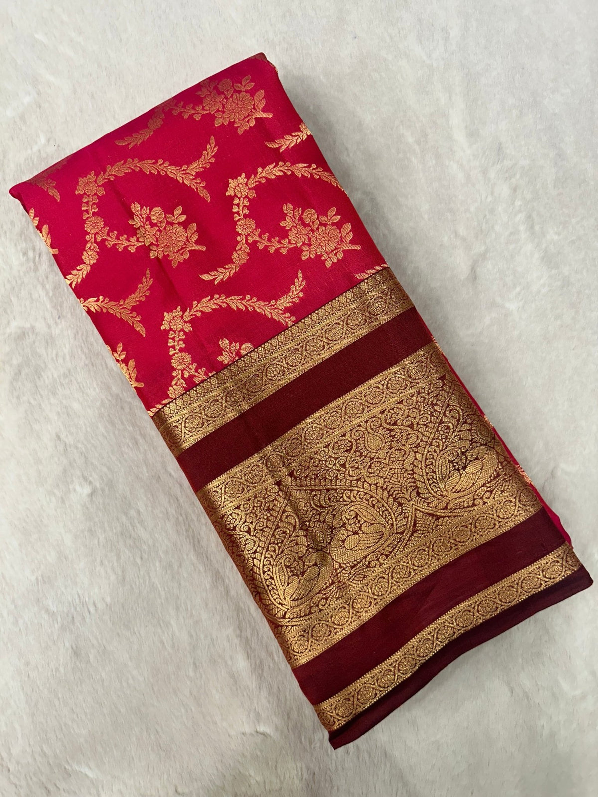 Pure Mix Kanjeevaram Silk Saree - Kanjeevaram Silk Mandir