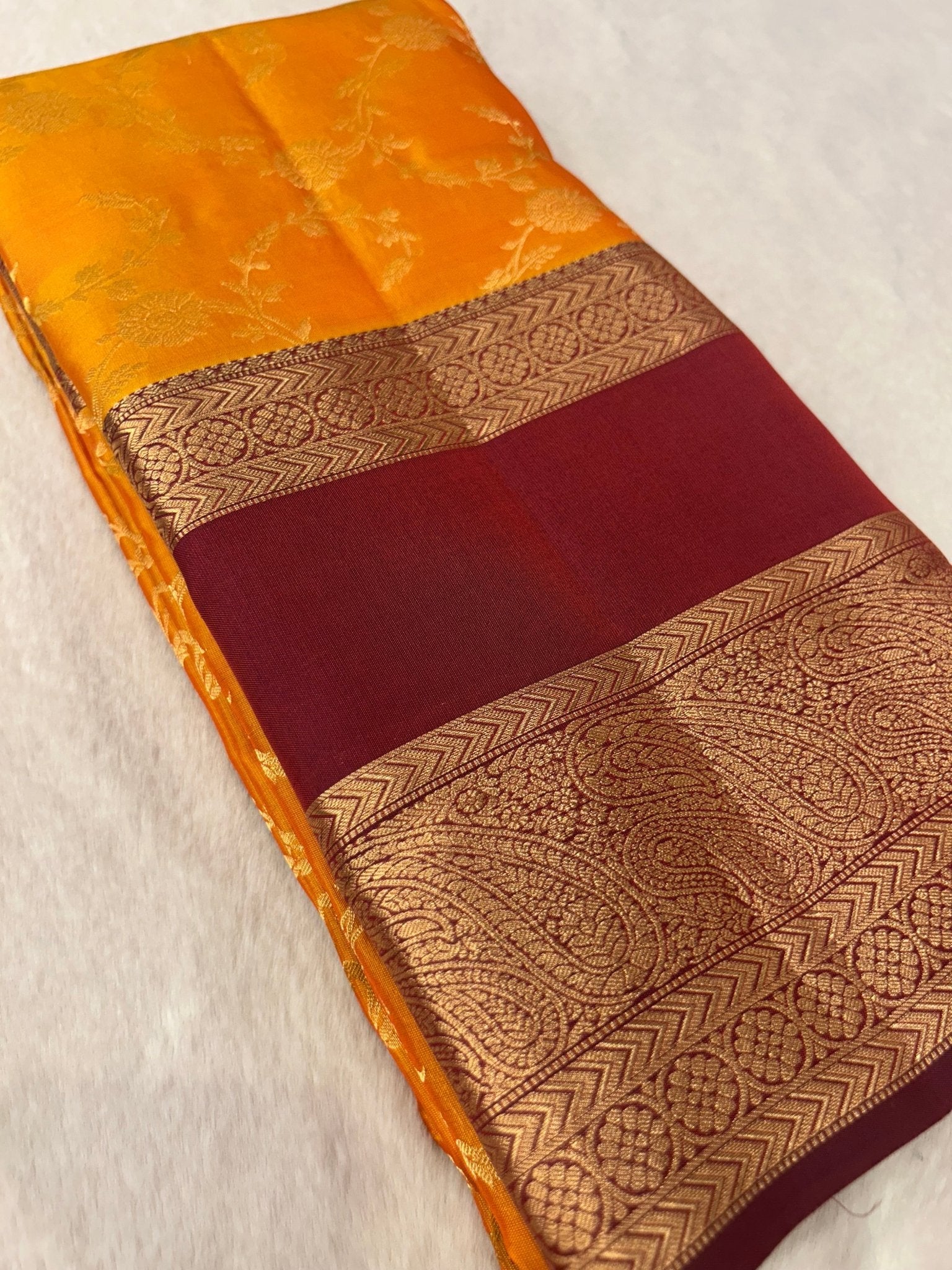 Pure Mix Kanjeevaram Silk Saree - Kanjeevaram Silk Mandir