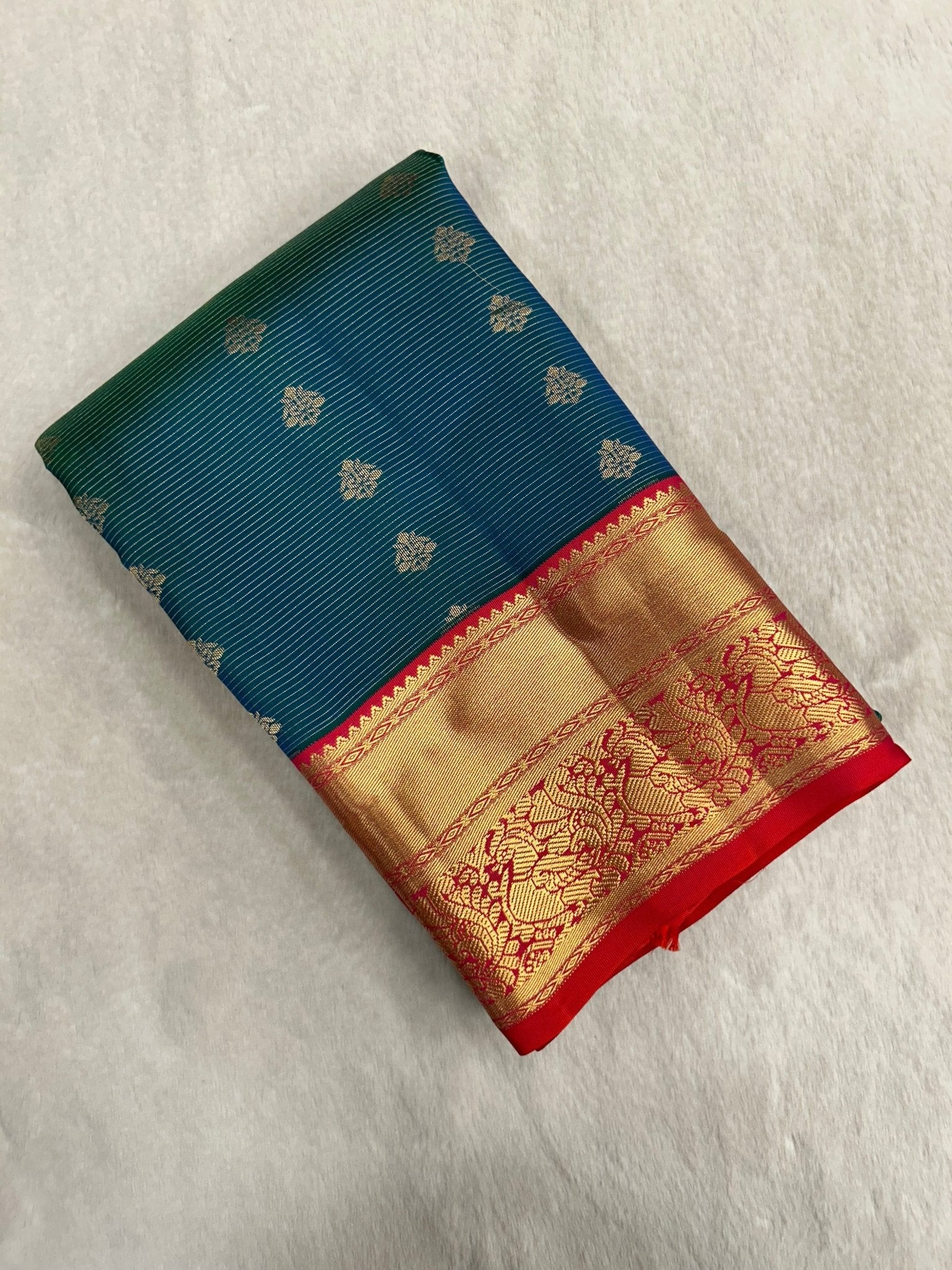 Pure Mix Kanjeevaram Silk Saree - Kanjeevaram Silk Mandir