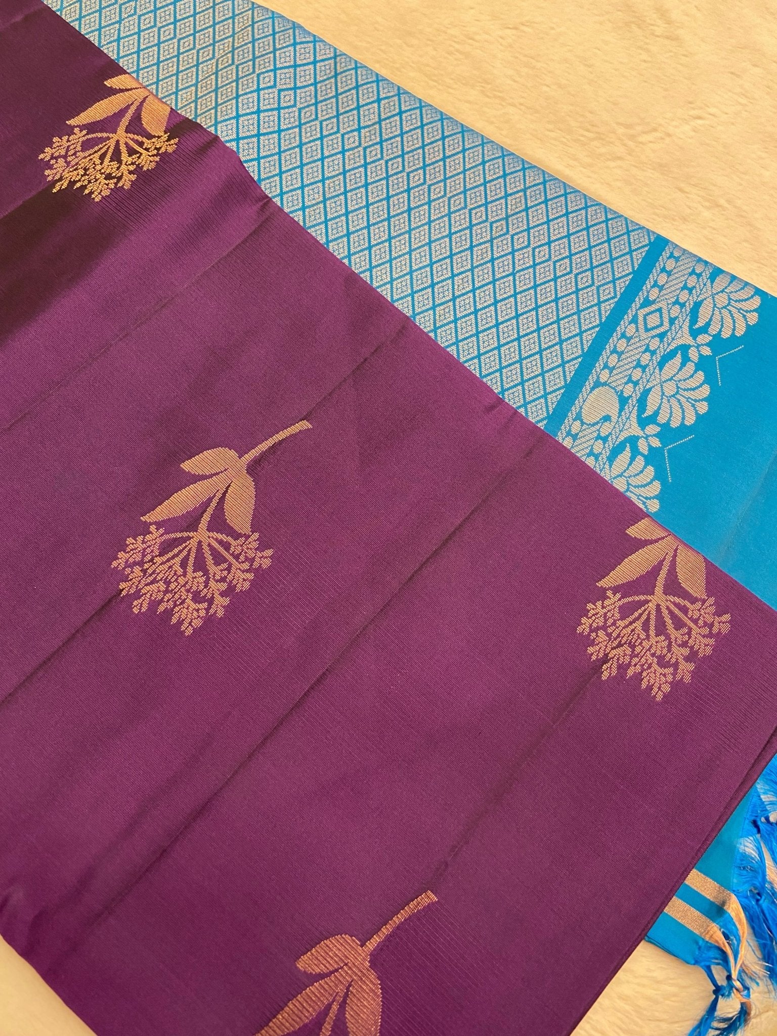 Pure Mix Kanjeevaram Silk Saree - Kanjeevaram Silk Mandir