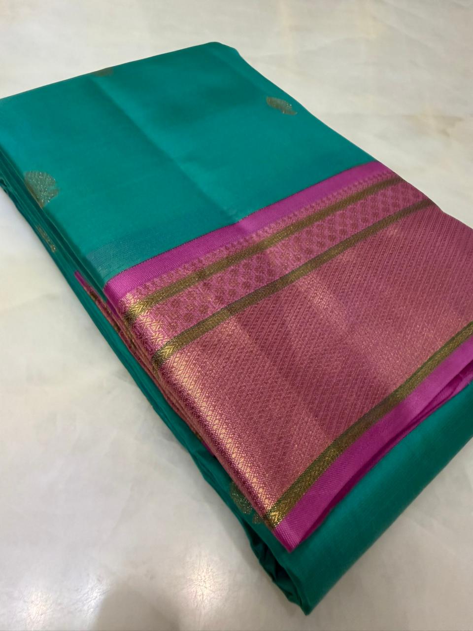 Pure Mix Kanjeevaram Silk Saree - Kanjeevaram Silk Mandir