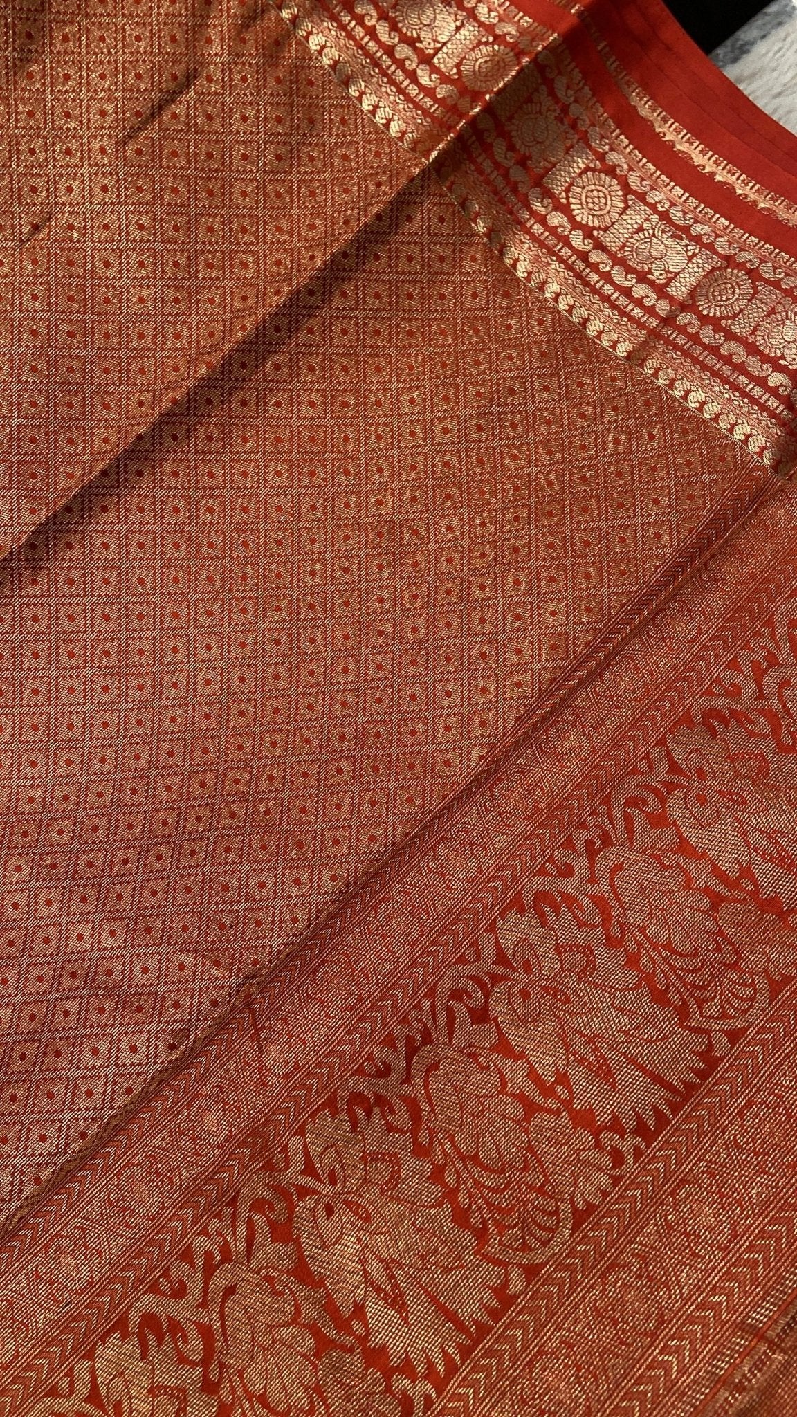 Pure mix Kanjeevaram silk saree - Kanjeevaram Silk Mandir