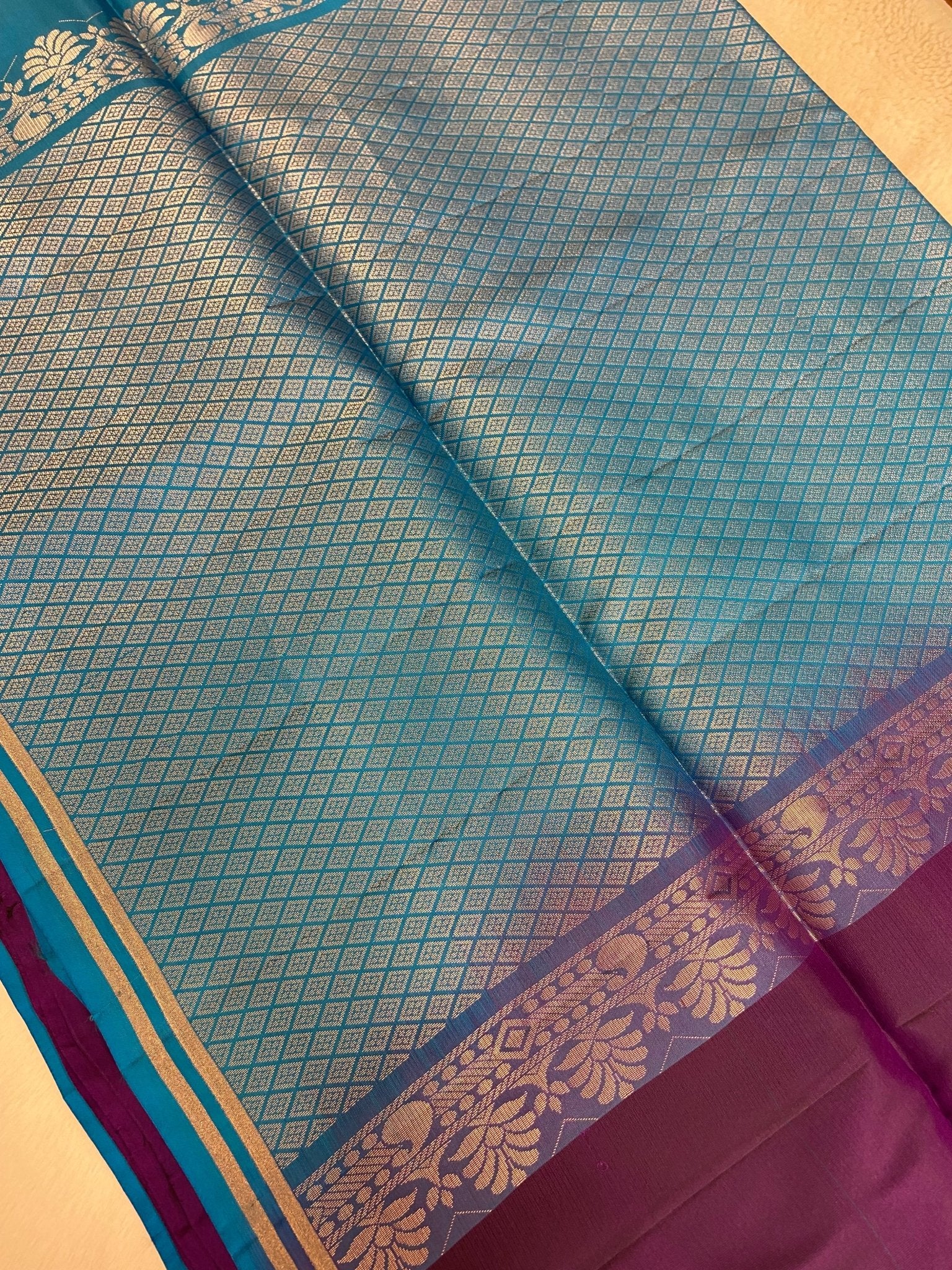 Pure Mix Kanjeevaram Silk Saree - Kanjeevaram Silk Mandir