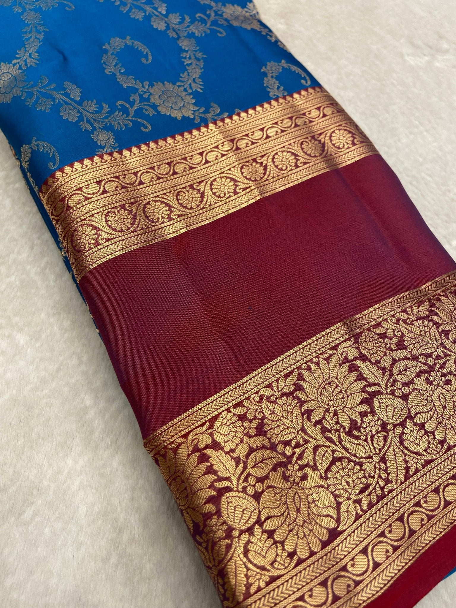 Pure Mix Kanjeevaram Silk Saree - Kanjeevaram Silk Mandir