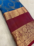 Pure Mix Kanjeevaram Silk Saree - Kanjeevaram Silk Mandir