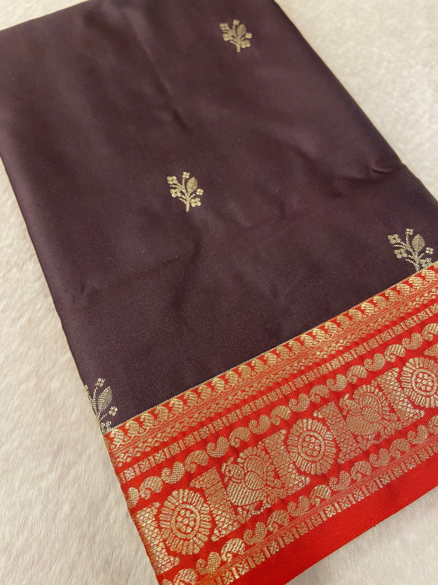 Pure mix Kanjeevaram silk saree - Kanjeevaram Silk Mandir