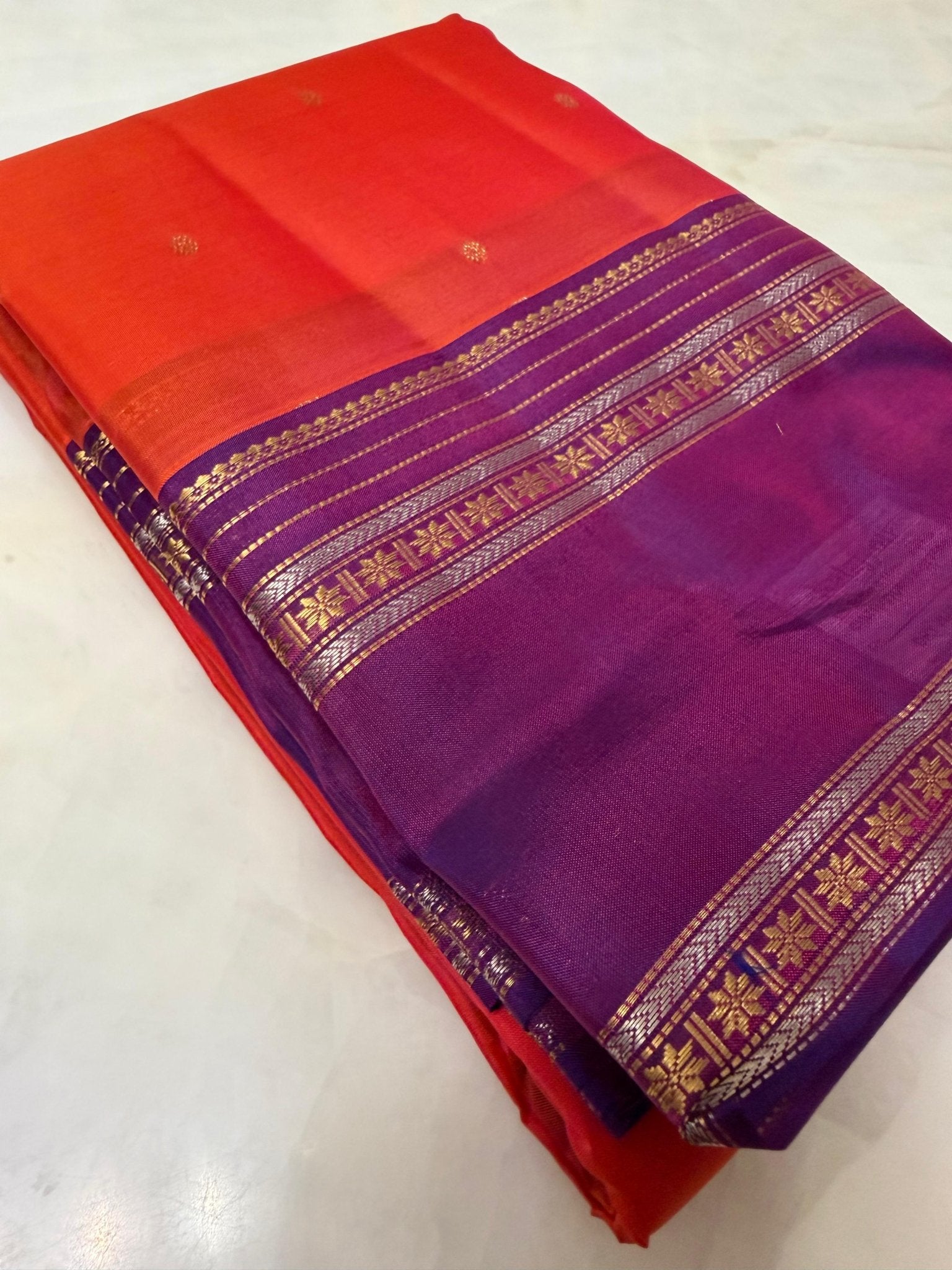 Pure Mix Kanjeevaram Silk Saree - Kanjeevaram Silk Mandir