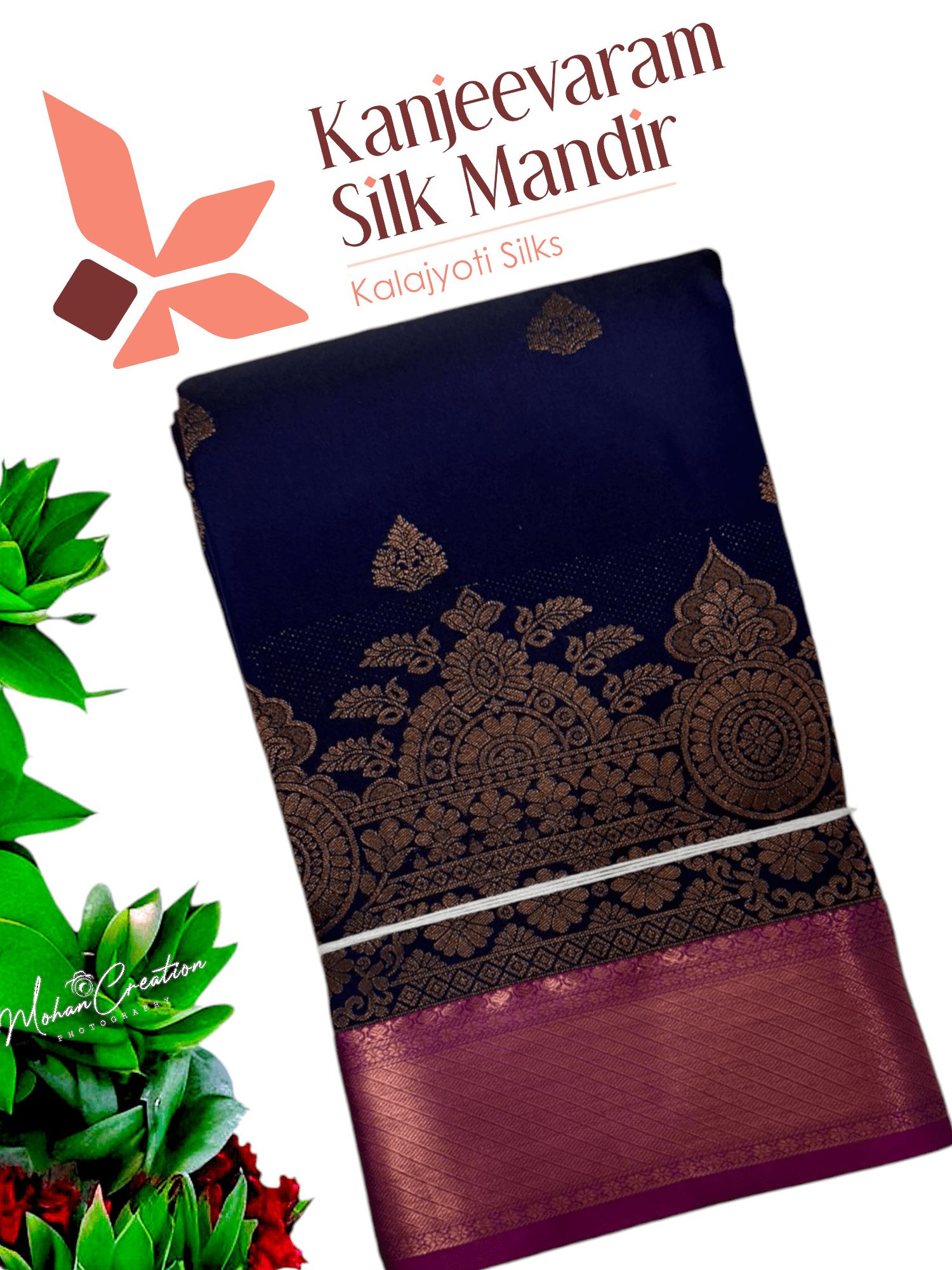 Pure Mix Kanjeevaram Silk Saree - Kanjeevaram Silk Mandir