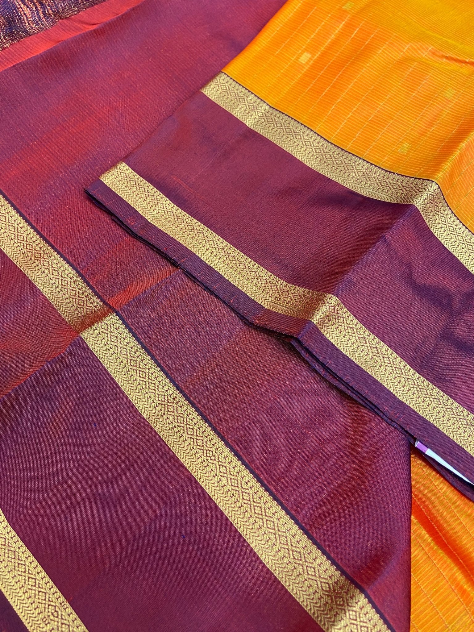 Pure mix Kanjeevaram soft silk saree - Kanjeevaram Silk Mandir