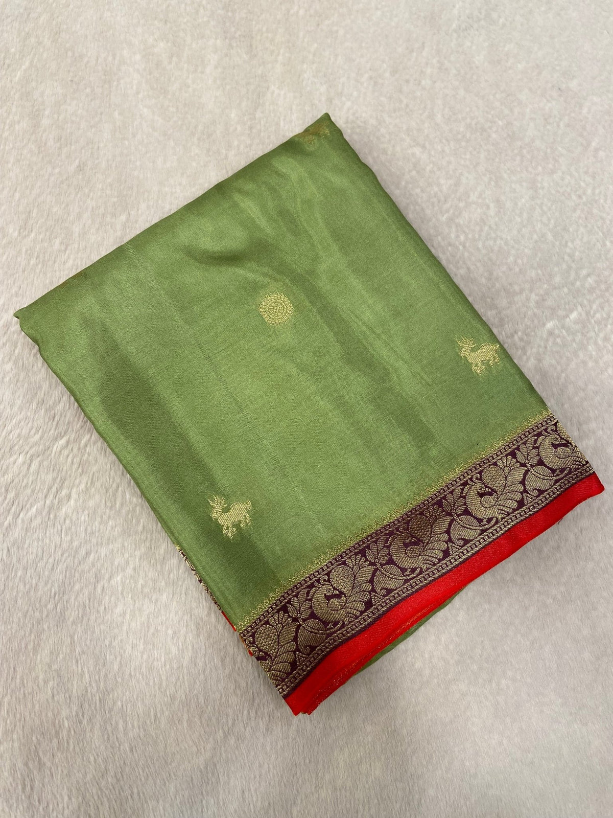 Pure Mix Mysore Silk Saree (Washable) - Kanjeevaram Silk Mandir