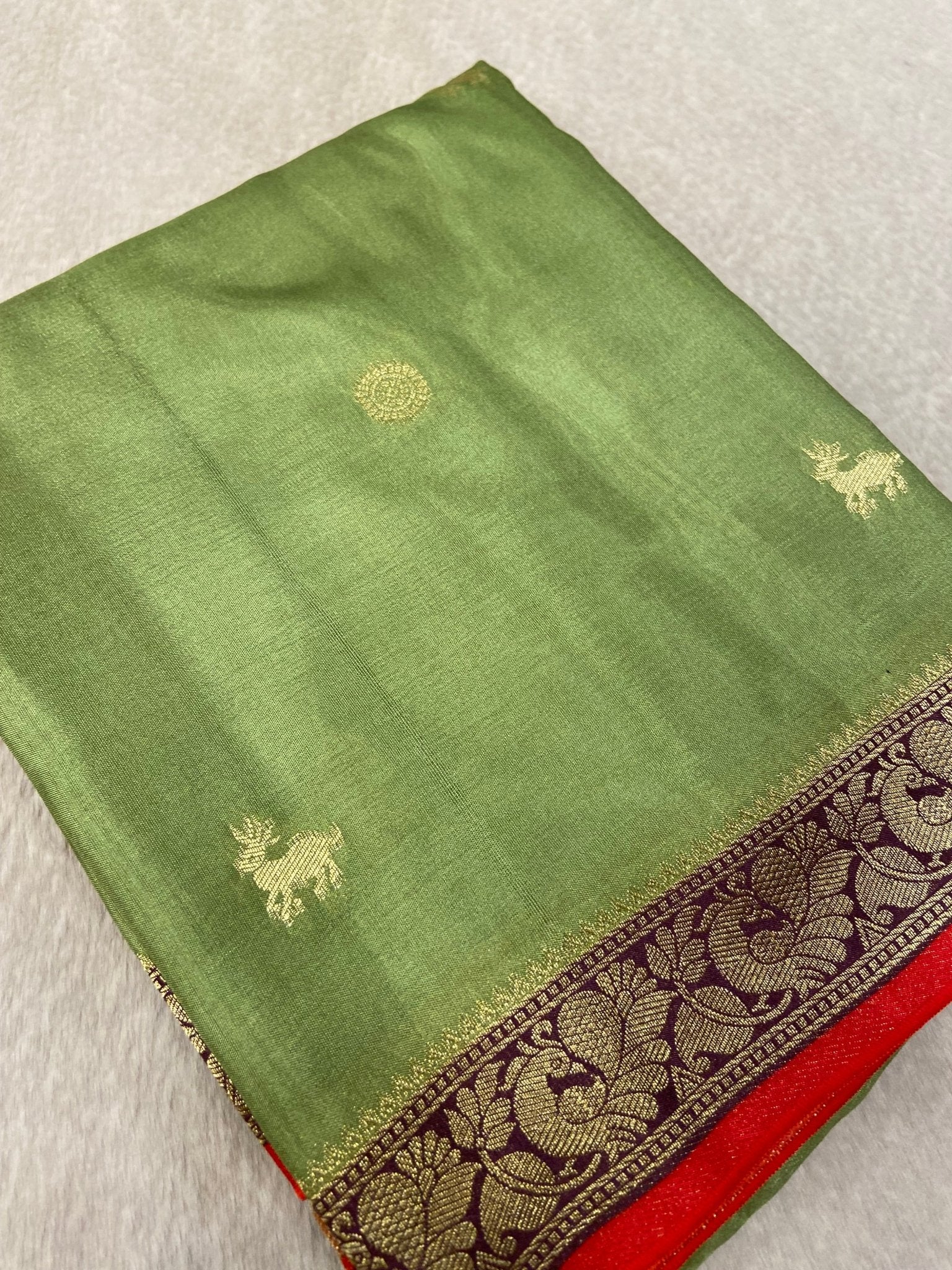 Pure Mix Mysore Silk Saree (Washable) - Kanjeevaram Silk Mandir