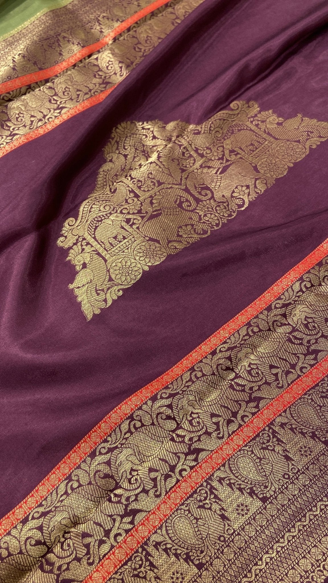 Pure Mix Mysore Silk Saree (Washable) - Kanjeevaram Silk Mandir